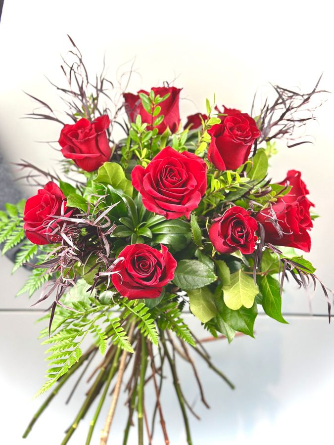 Red rose bouquet